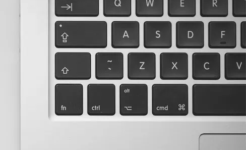 MacBook function and control keys